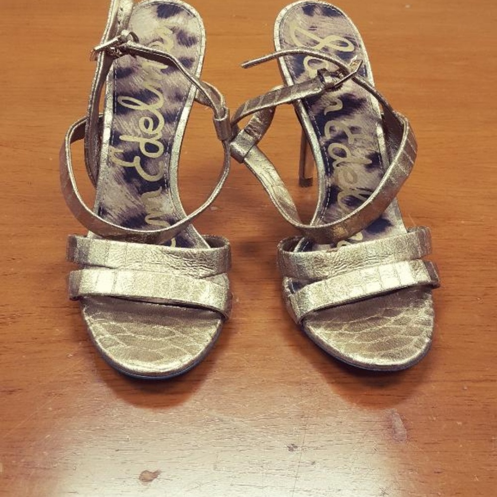 Sam Edelman Gold Heels